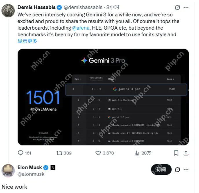 谷歌Gemini 3震撼发布：奥特曼祝贺，马斯克点赞，AI竞赛剧本被改写