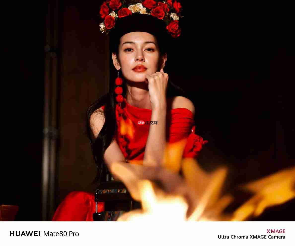 华为Mate 80系列样张公布：红枫影像色彩惊艳