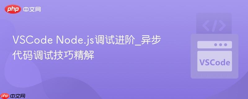 VSCode Node.js调试进阶_异步代码调试技巧精解