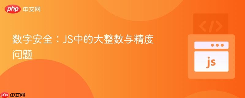 数字安全：JS中的大整数与精度问题