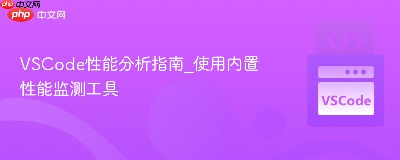 vscode性能分析指南_使用内置性能监测工具