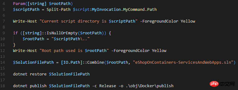 教你怎么在项目中使用powershell，bash和docker
