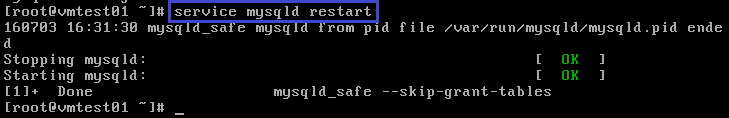详解MySQL根(Root)密码在Linux(CentOS)下如何重置（图文）