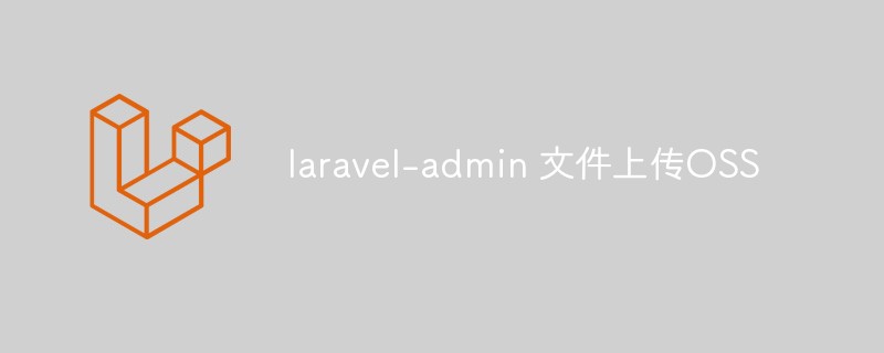 关于 laravel-admin 文件上传OSS