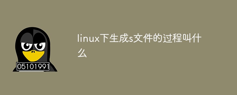linux下生成s文件的过程叫什么