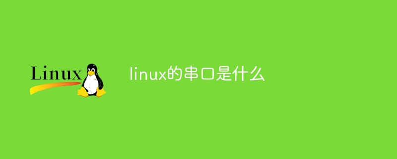 linux的串口是什么