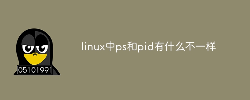 linux中ps和pid有什么不一样
