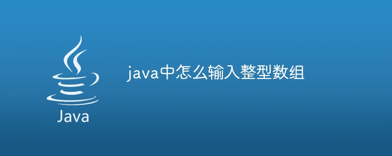 java中怎么输入整型数组