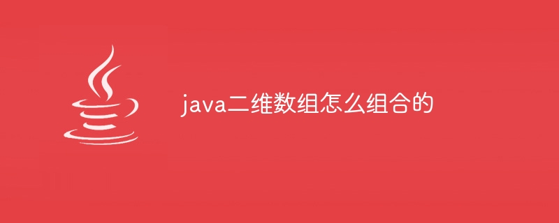 java二维数组怎么组合的