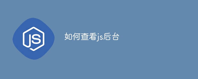 如何查看js后台