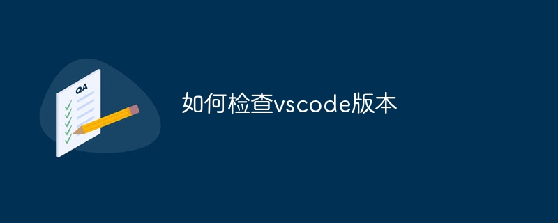 如何检查vscode版本