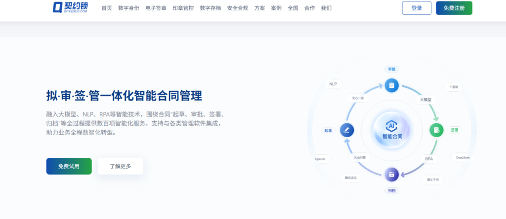 分享安全靠谱的8家第三方电子合同系统
