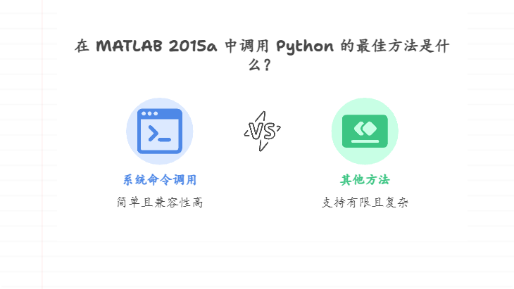 在 MATLAB 2015a 中如何调用 Python