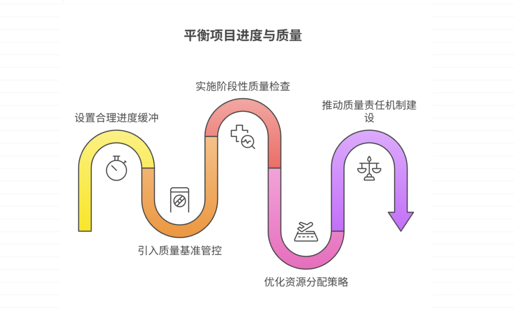 项目进度压缩影响质量，如何平衡进度与质量