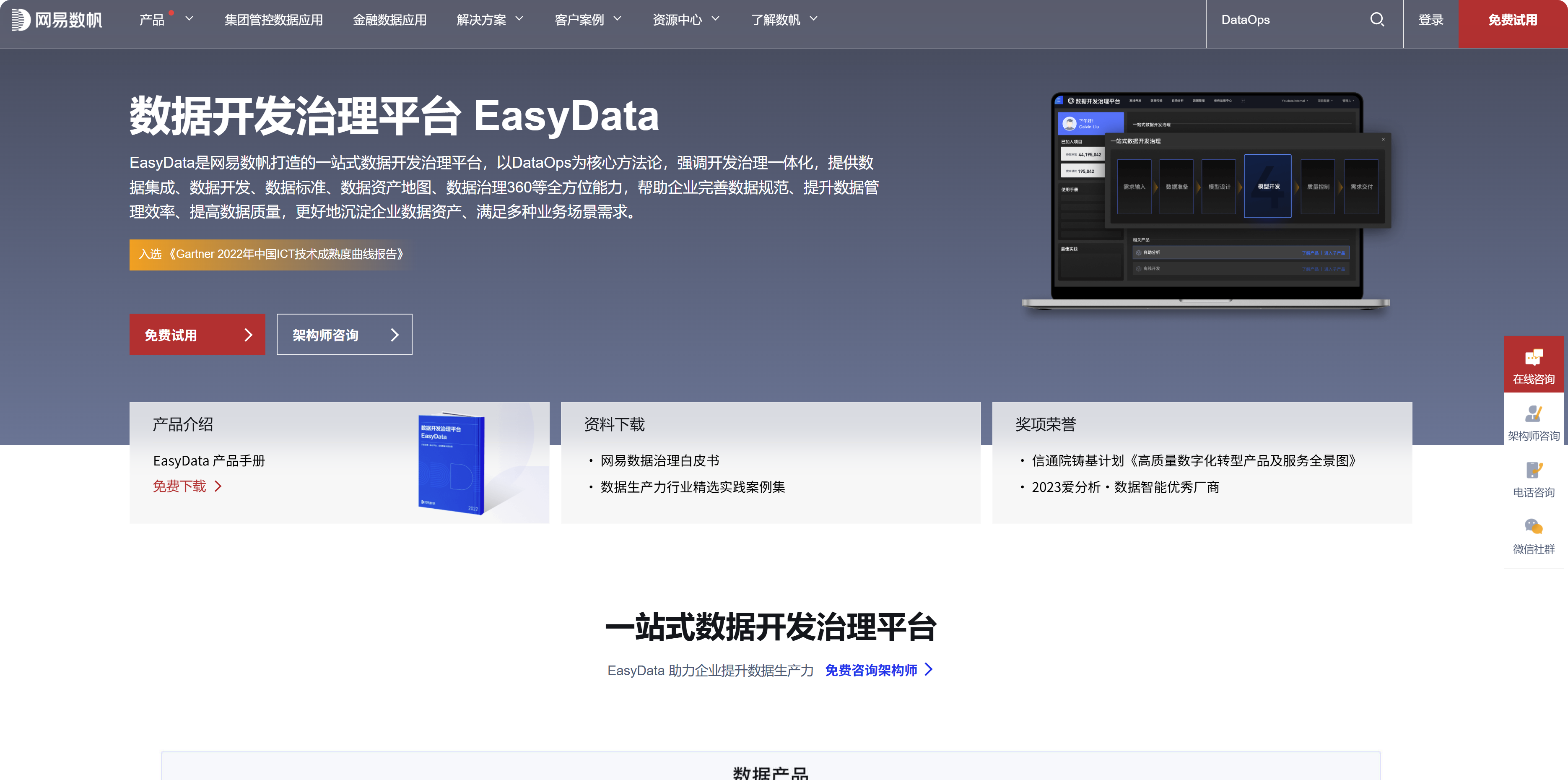 数据治理平台比较：网易数帆EasyData、腾讯wedate等热门数据开发治理平台哪个好？