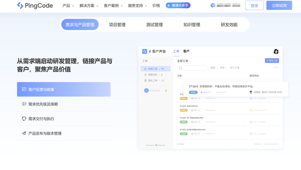 2025年高人气的10大项目需求管理工具盘点