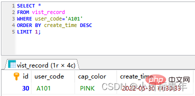 MySql实例详解之怎么查出符合条件的最新的数据行