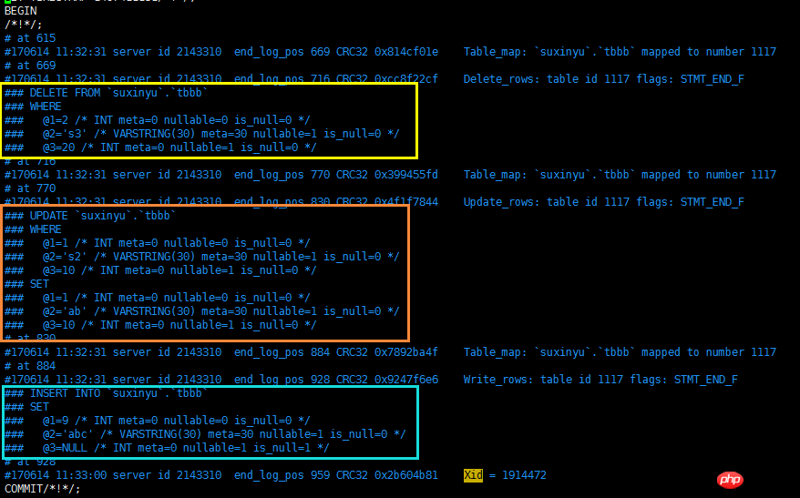 mysql基于binlog回滚工具实例详解
