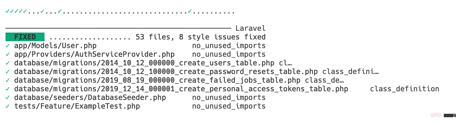 分享一个Laravel编码格式化工具：Laravel Pint