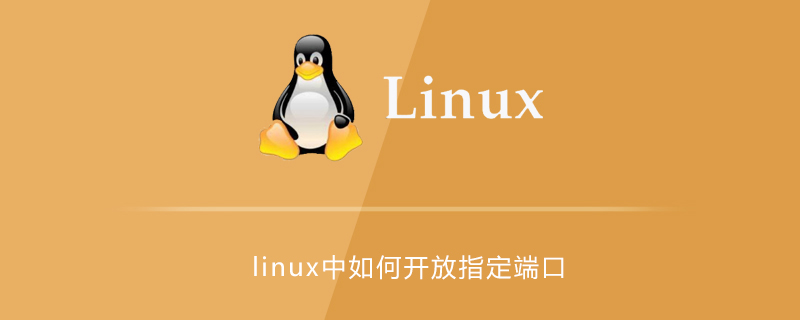 linux中如何开放指定端口