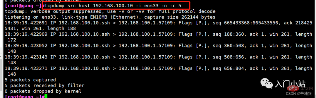 Linux 网络抓包分析工具