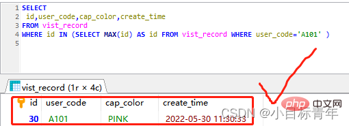 MySql实例详解之怎么查出符合条件的最新的数据行