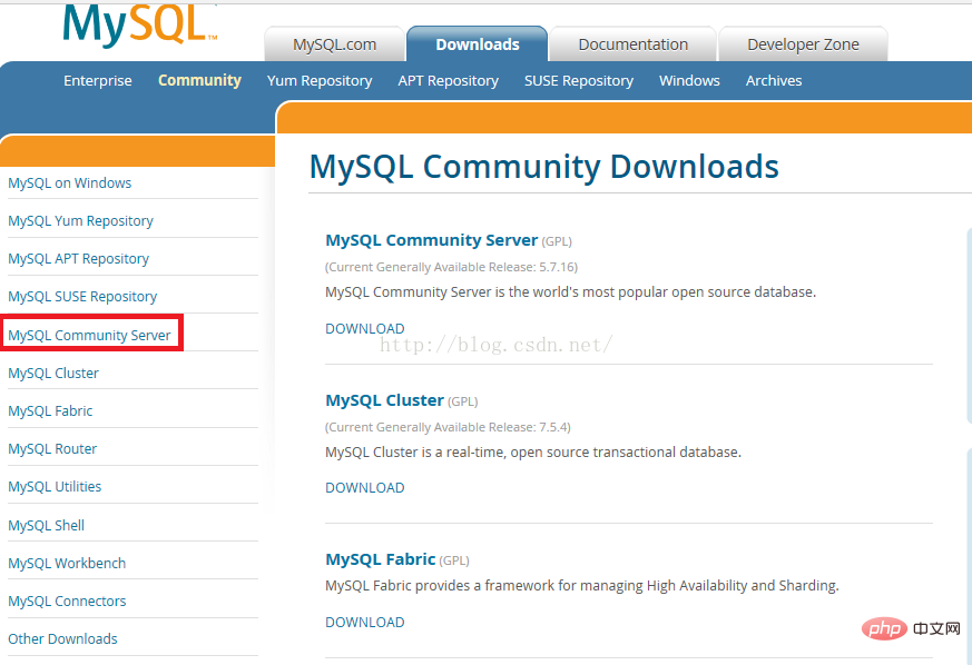 mysql官网如何下载源码包？