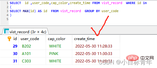 MySql实例详解之怎么查出符合条件的最新的数据行