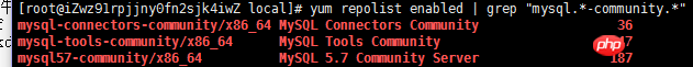 关于Linux CentOS MySQL数据库安装配置的图文代码教程