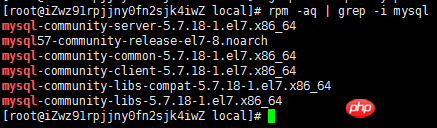 关于Linux CentOS MySQL数据库安装配置的图文代码教程