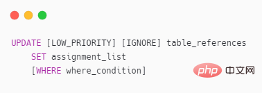 深入探究MySQL中 UPDATE 的使用细节