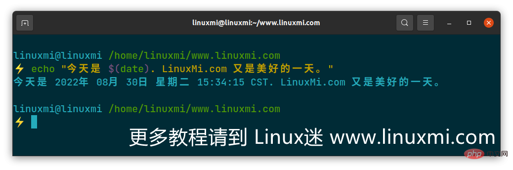 Bash 中的 ${} 和 $() 有什么区别