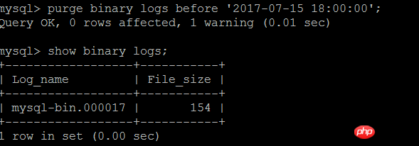 MySQL二进制日志相关问题详解