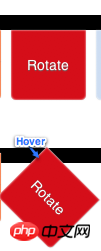 CSS3制作动画的属性： transform属性的介绍