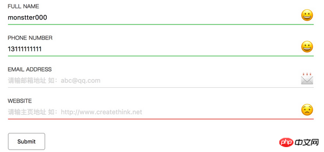 关于H5和CSS3表单验证的使用教程