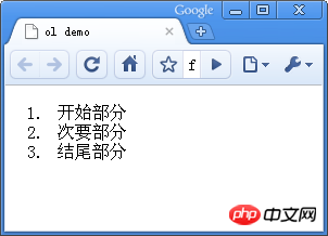 html中关于列表的示例代码详解（图）