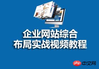 企业网站综合布局实战视频教程