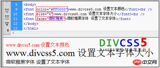 html中标签的实例解析
