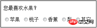 在html怎样使用radio
