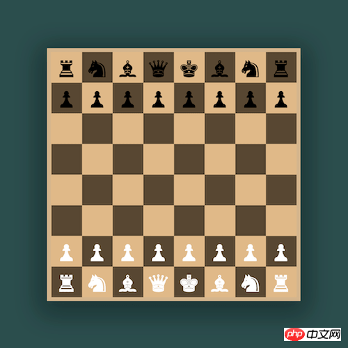 如何用纯CSS实现一副国际象棋