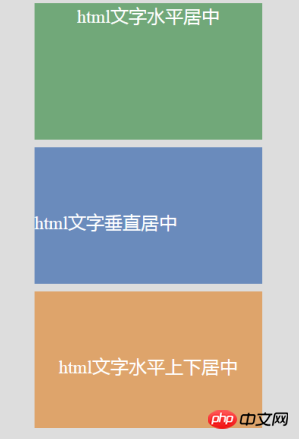 HTML中怎么使文字各种居中对齐？（代码示例）
