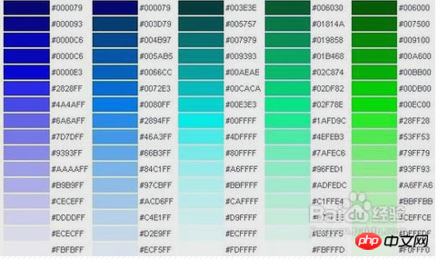 HTML font标签的color属性是什么？fontcolor的用法介绍（附颜色代码表）