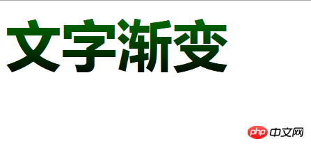 css颜色渐变实例：css3文字颜色渐变的实现方法