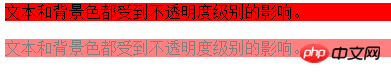 css不透明度opacity属性详解