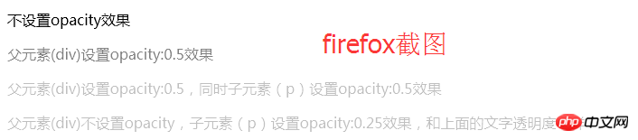 css不透明度opacity属性详解