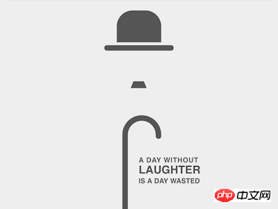 如何使用纯CSS实现一张纪念卓别林的卡片（附源码）