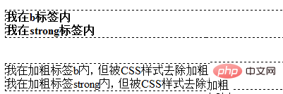 CSS去掉b加粗和strong加粗标签样式