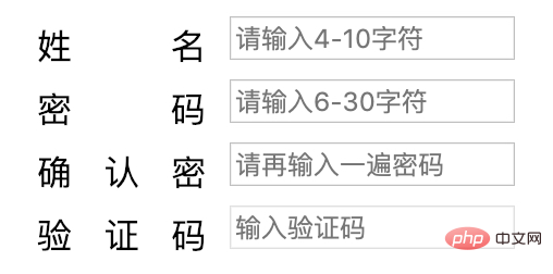 CSS如何实现表单label的两端对齐（代码示例）