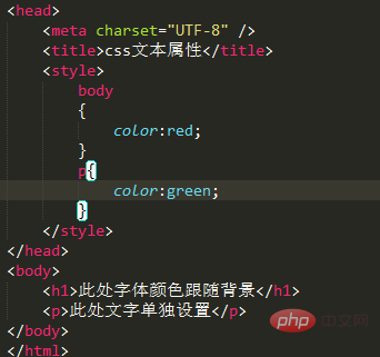 关于css文本属性的详细介绍
