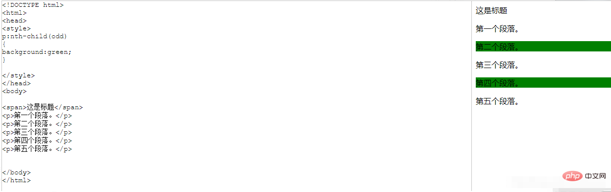 CSS nth-of-type和nth-child的区别是什么？